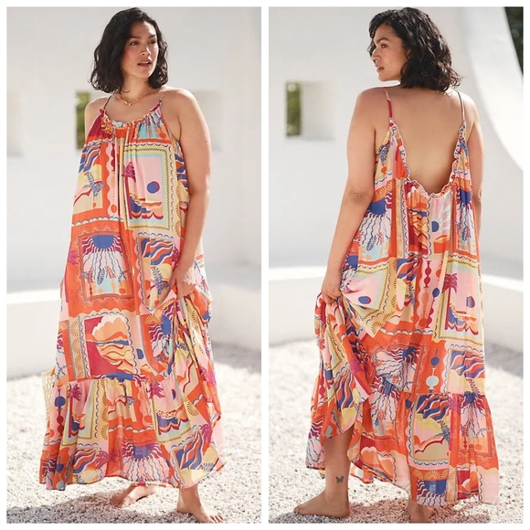 Celandine Dresses & Skirts - CELANDINE By Anthropologie The Malika Gauze Maxi Dress